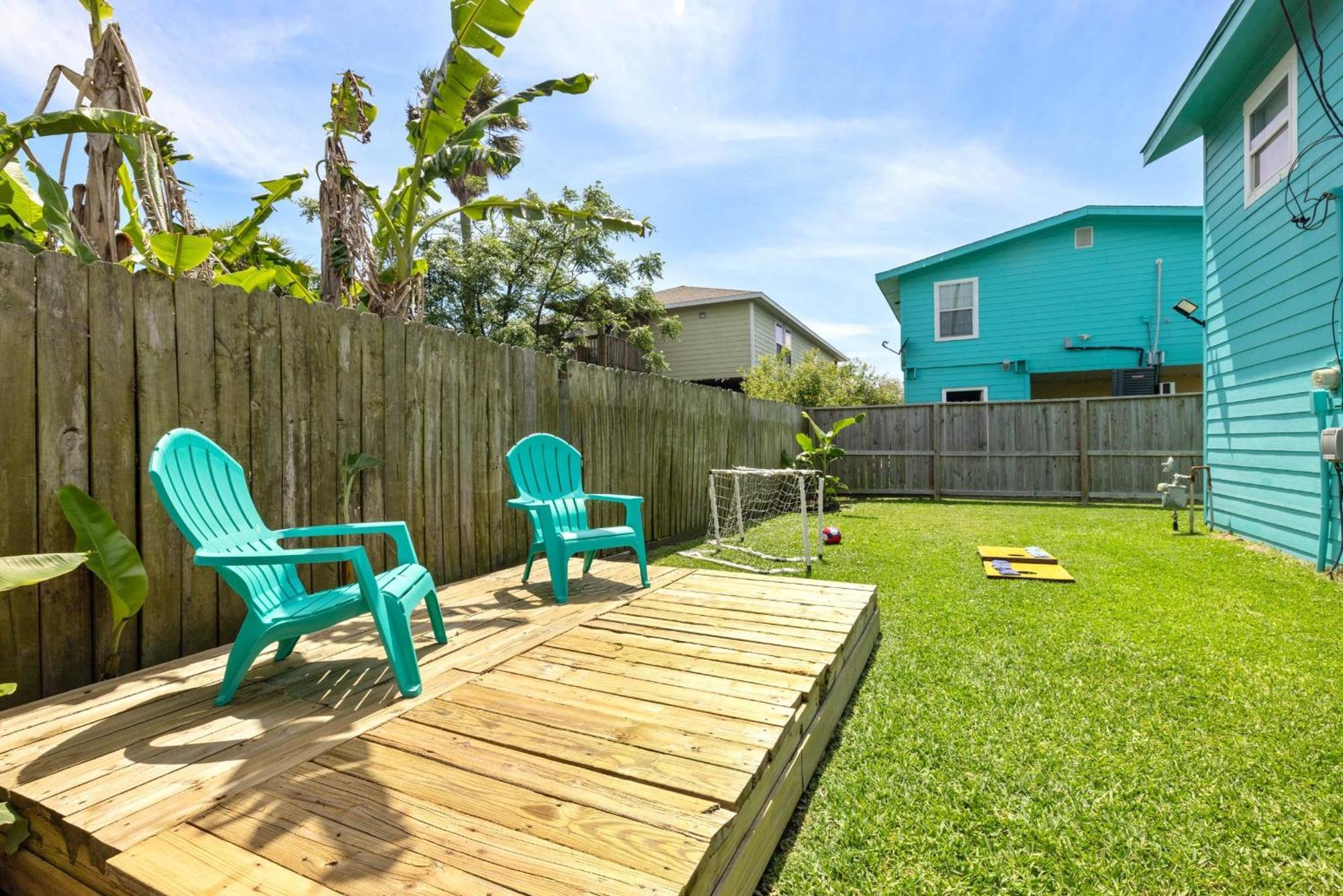 גלווסטון Nr Beach Pier Oasis Game Tables Yard Bbq מראה חיצוני תמונה